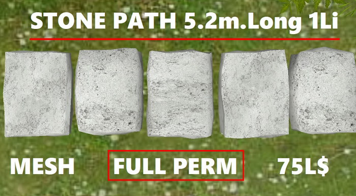 Stone path 5.2m 1Li