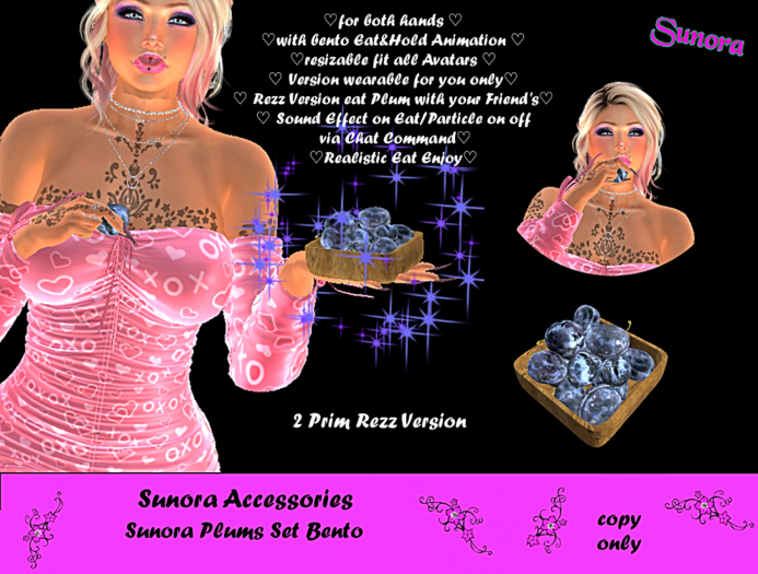 Sunora Plum Set Bento