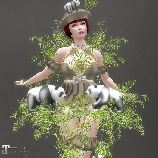 * Miss Panda * Brown Outfit * 