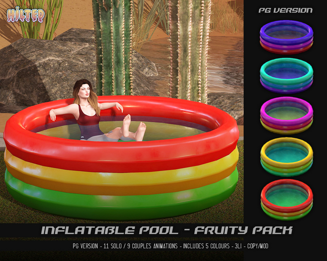 HILTED - Inflatable Pool - Fruity - PG Pack
