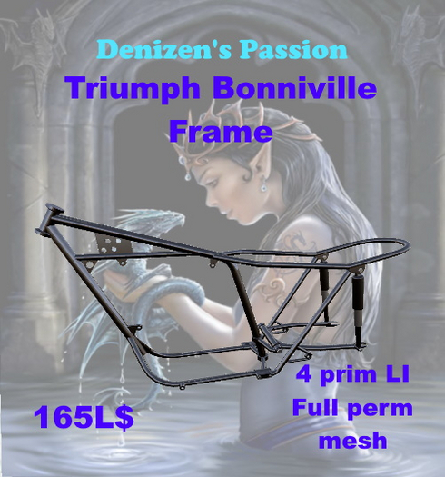 Triumph Bonneville Bike Frame **