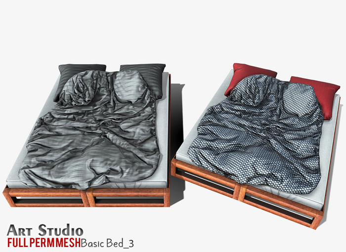 Art Studio.FULL PERM \\ Basic Bed_3