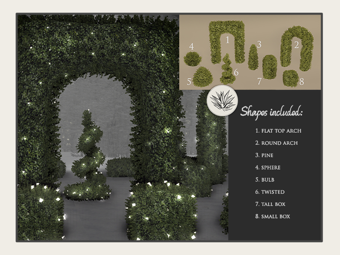 FINCA - Versailles hedges pack