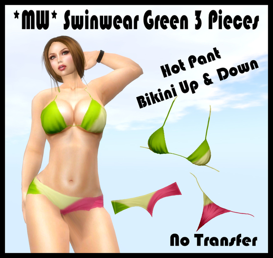 *MW* Green Bikini