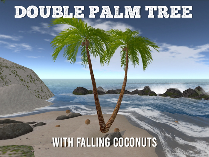[WAG] Double Palm Tree w Falling Coconuts