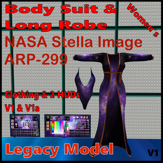 Legacy Body Suit & Long Robe ARP299 Nebula