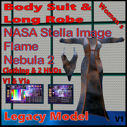 Legacy Body Suit & Long Robe Flame Nebula 2