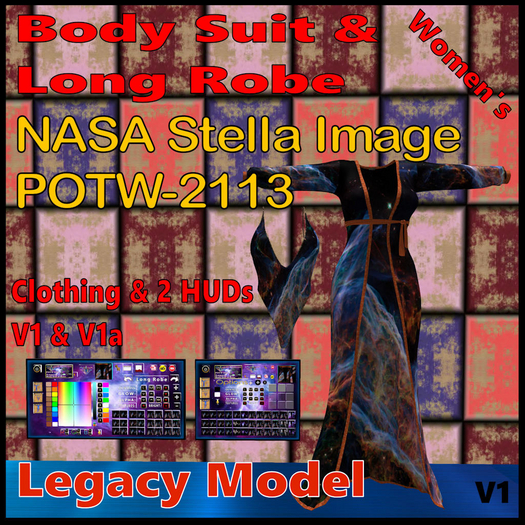 Legacy Body Suit & Long Robe POTW2113 Nebula