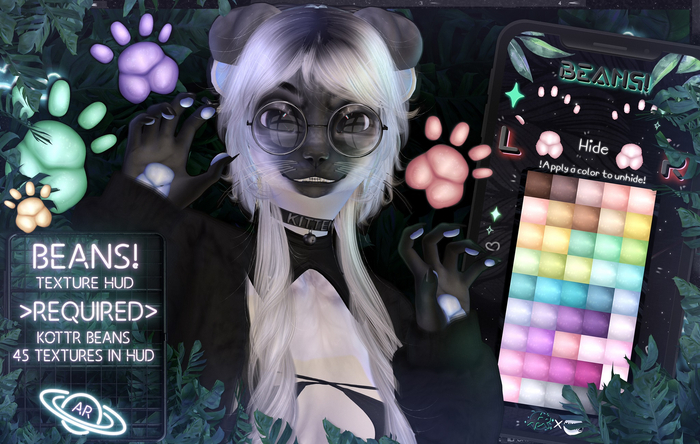 ✧AR✧ Beans! // Texture HUD