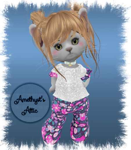 AA-Bright Flares and Lace Top Set