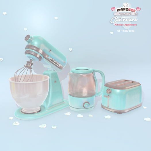 MAKOKOI . Catherine Kitchen Appliances . Aqua