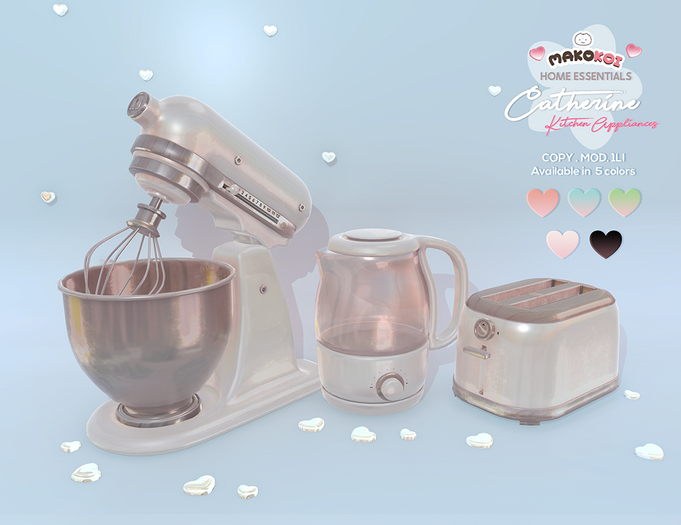 MAKOKOI . Catherine Kitchen Appliances . FAT PACK