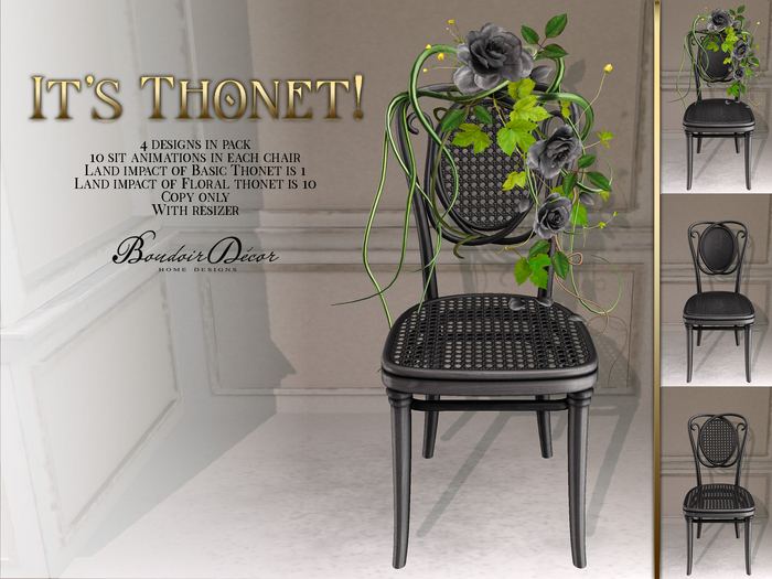 Boudoir-It's Thonet! Black