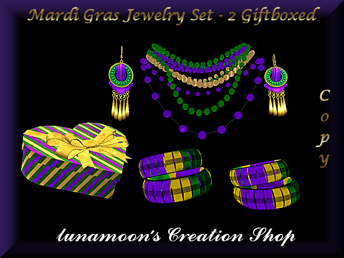 Mardi Gras Jewelry Set -2