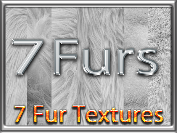 Zoy Texture [ Fur Shag Gray ] 7 Colors