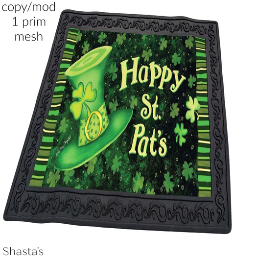 Happy St. Patrick's Day Rug Hat