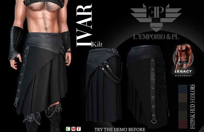 L'Emporio&PL::*Ivar*::-Kilt-Legacy Meshbody m.-