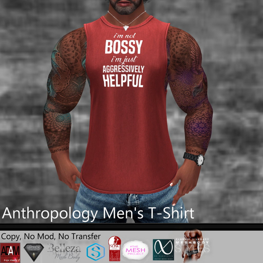 I'm not bossy, I'm aggressively helpful.  Men's T-Shirt (MATL)