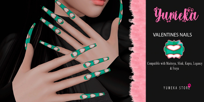 Yumeka - Valentines Nails:::UNPACKER:::