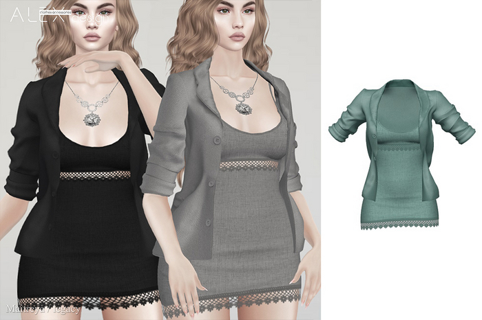 -ALEX- Set Amber Azure / Maitreya / Legacy