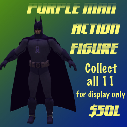 Purple Man Action Figure