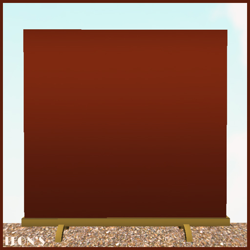 Backing Screen on Stand, Red & Gold - MODIFY COPY
