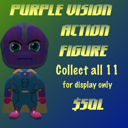 Purple Vision Action Figure