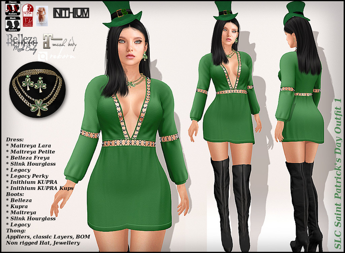 SLC Saint Patrick's Day Outfit 1 (unpacked)