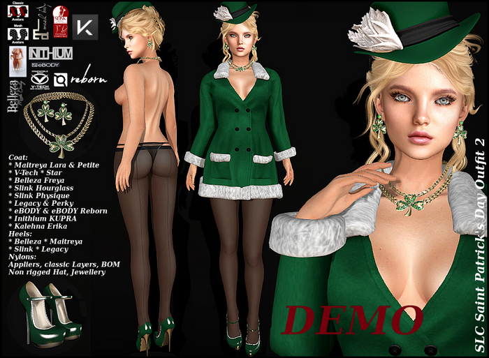 SLC Saint Patrick's Day Outfit Demo (unpacked)