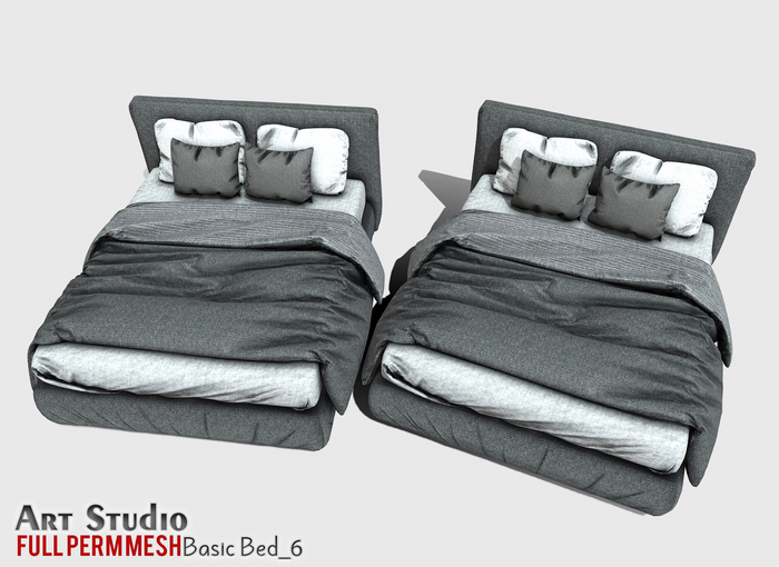 Art Studio.FULL PERM \\ Basic Bed_6