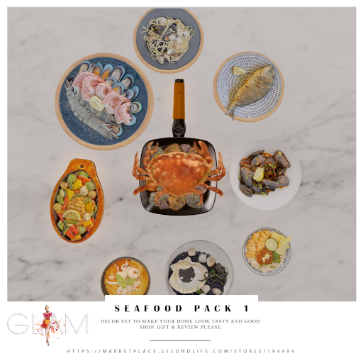 ***-Glam- Seafood Pack 1 (Decor Set)***