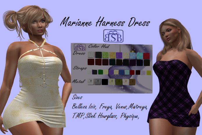 [BB's]  Marianne Harness Dress