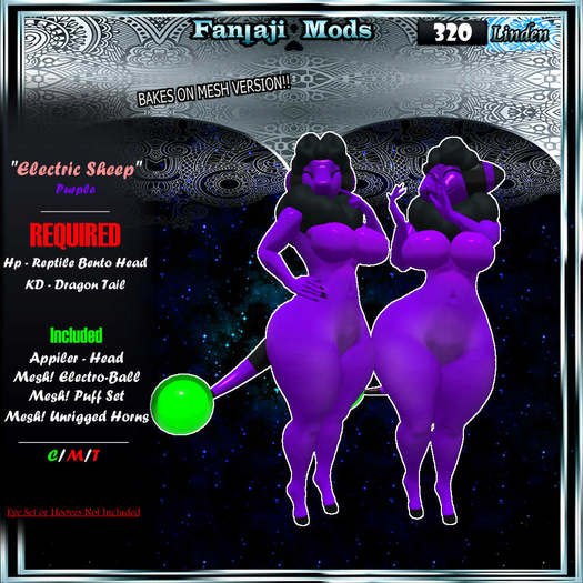 fantaji. BoM - Electric Sheep : Purple