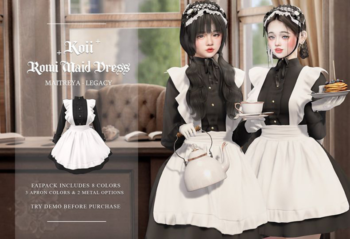 +Koii+ Romi Maid Dress / Pink