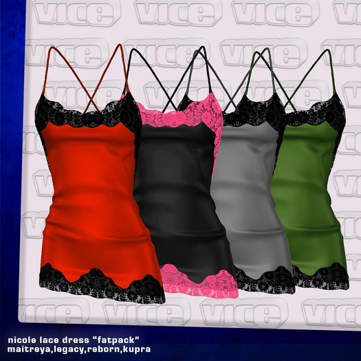 VICE - Nicole Dress "FATPACK"