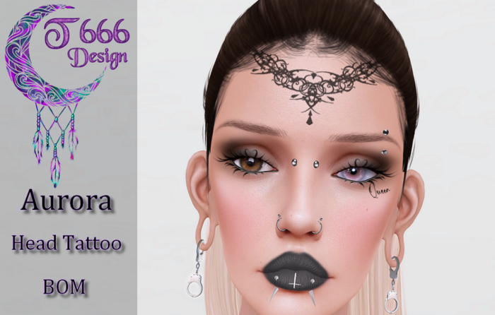 - Aurora Head Tattoo -