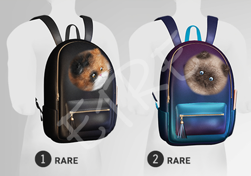 2. Cat Backpack Wearable RARE