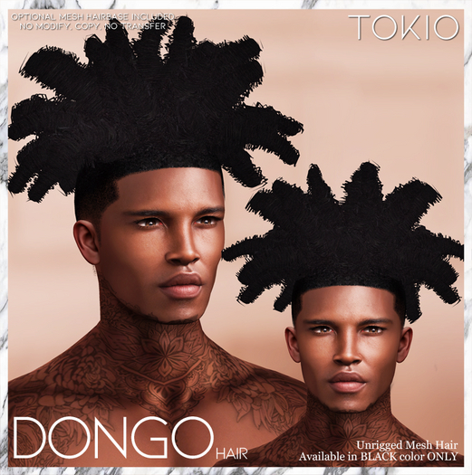TOKIO Hair - DONGO Alpha Hair - Black