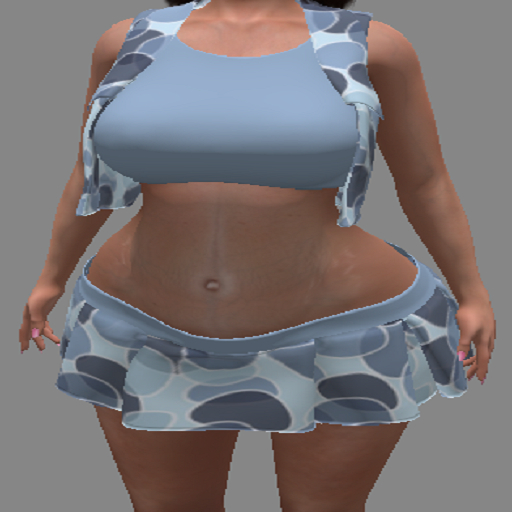 LoveMomma River Rocks Skirt & Jacket Top