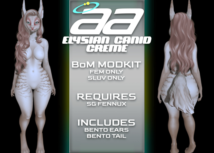 { aa } Elysian Canid (Creme) - BoM Modkit