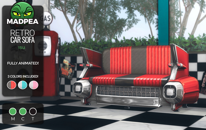 MadPea Retro Car Sofa
