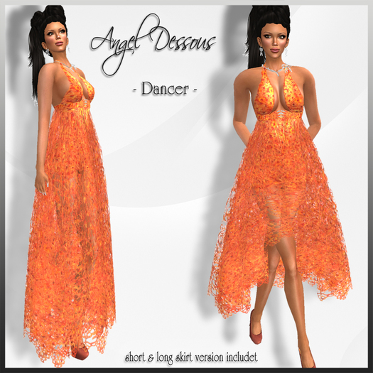 Dancer, orange by Angel Dessous