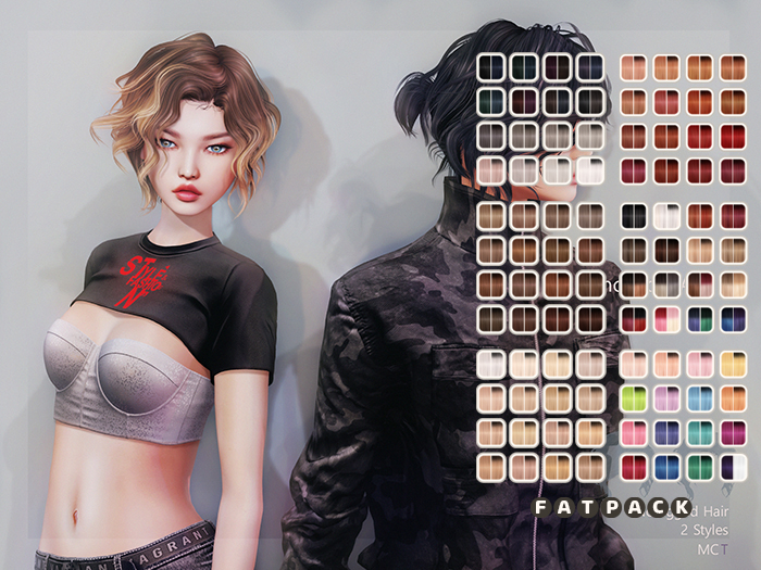 [monso] Jay2 Hair /Fatpack