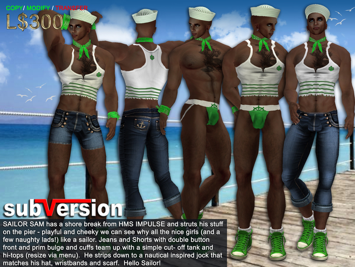 .~subVersion~. Sailor Sam Green