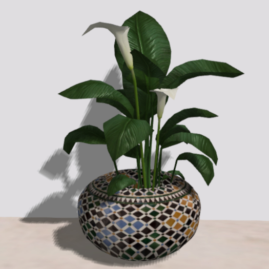 Lillies in Bowl.