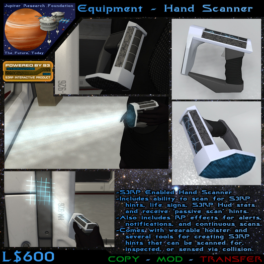 [JRF] Equipment - S3RP Handheld Scanner