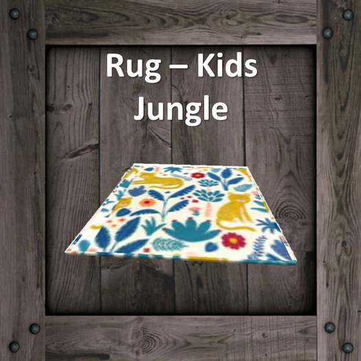 Second Life Marketplace - DFS Rug - Kids Jungle (DFS Texture Only)