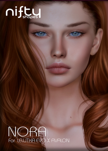 :NiFty: NORA shape for Lelutka EvoX Avalon