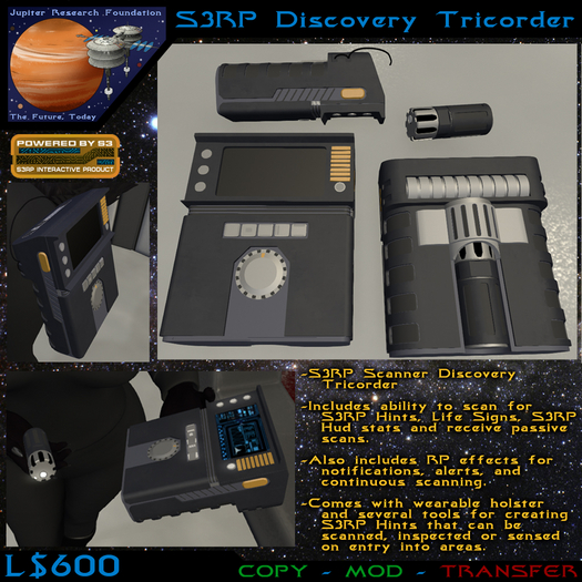 [JRF] Equipment - S3RP Discovery Tricorder