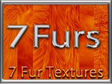 Zoy Texture [ Fur Shag Orange ] 7 Colors